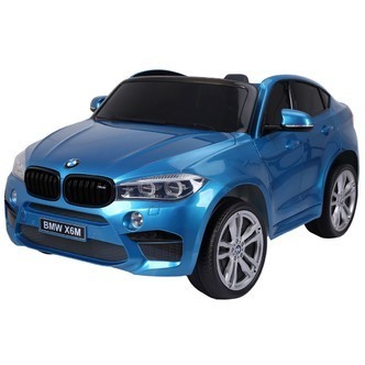 BMW X6 M 12v XXL Blå-Lakering mGummihjul + 2.4G + 10AH