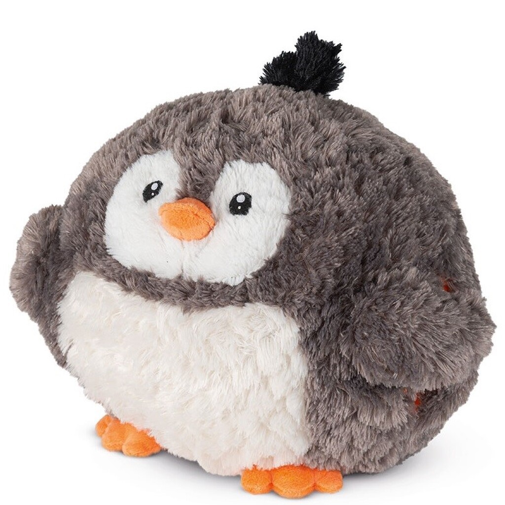 Noxxiez Kæmpe bamse, håndvarmer og pude - Pingvin