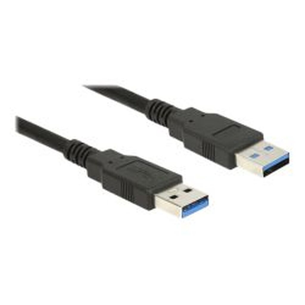 Delock Cable Usb 3.0 Type-a Male gt; Usb 3.0 Type-a Male 1.5 M Black