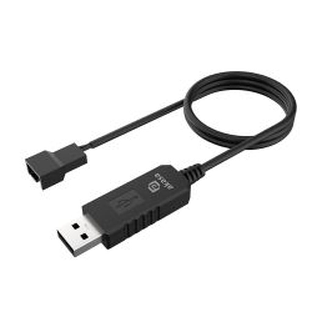 Akasa Usb To 3-pin  4-pin, 5v To 12v Pc Fan Adapter Cable, 60cm