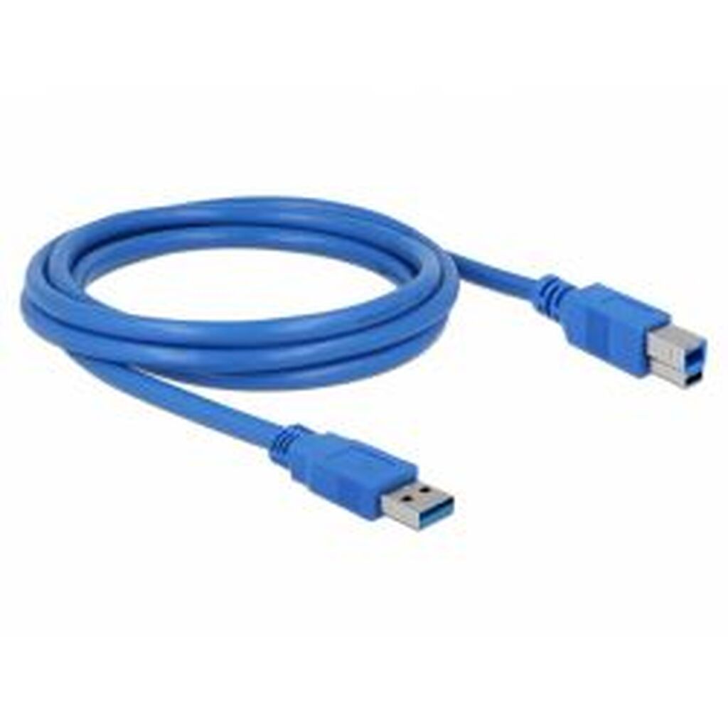 Delock Cable Usb 3.0 Type-a Male gt; Usb 3.0 Type-b Male 2.0 M Blue