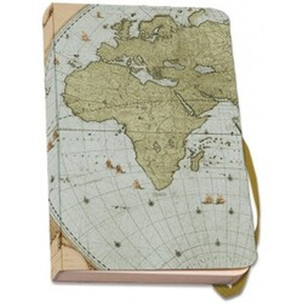 Bekking  Blitz Notebook A6 World Map - Notesbog