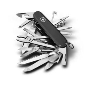Victorinox Pocket Knife Swiss Champ Black - Kniv