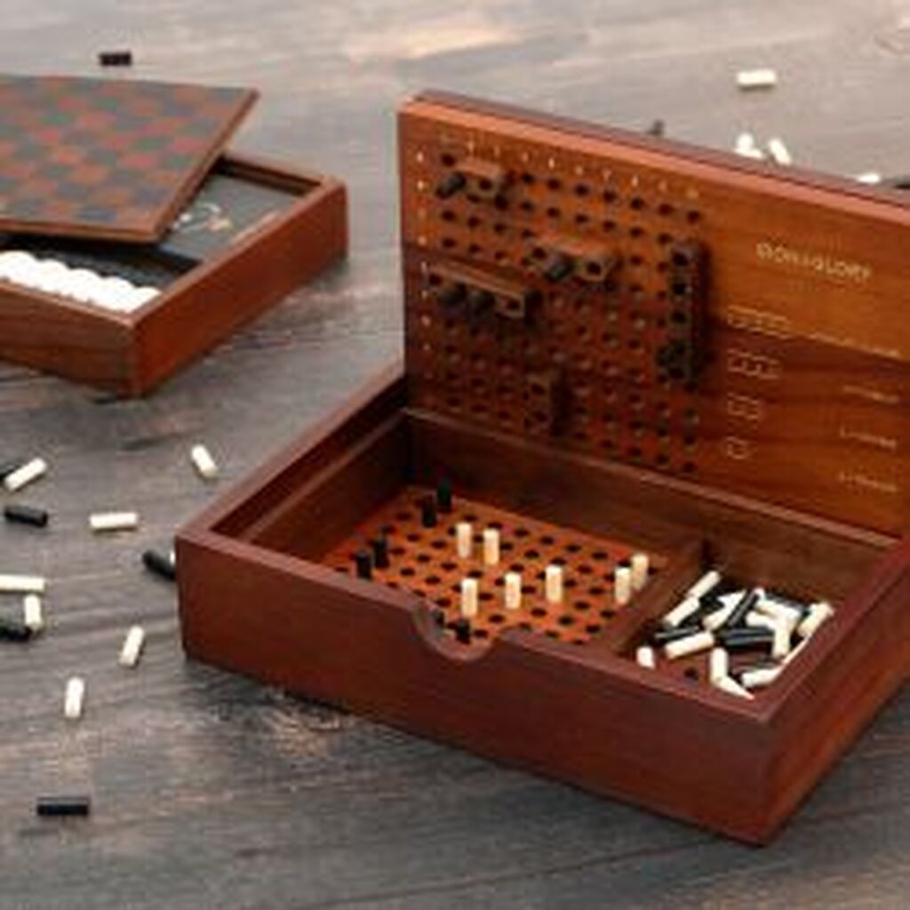 Iron  Glory Wooden Game Direct Hit Sænke Slagskibe - Spil
