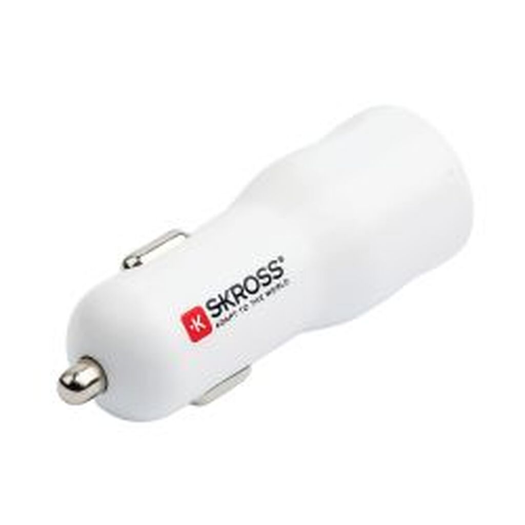 Skross Dual Car Charger Ac, 20w Pd
