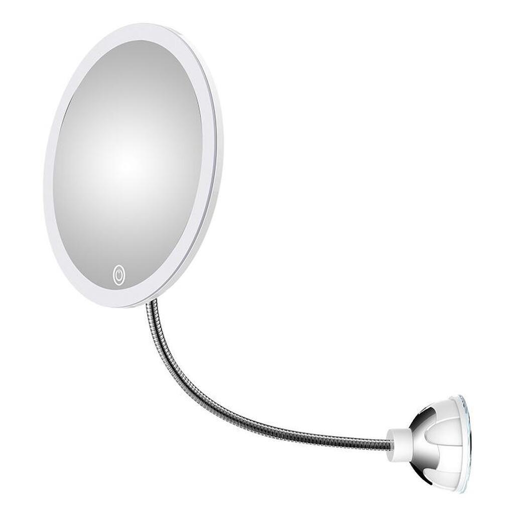 Makeup-Spejl mLED  zoom - med sugekop og fleksibel arm