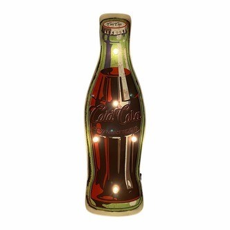 Retro Skilt COLA med lys