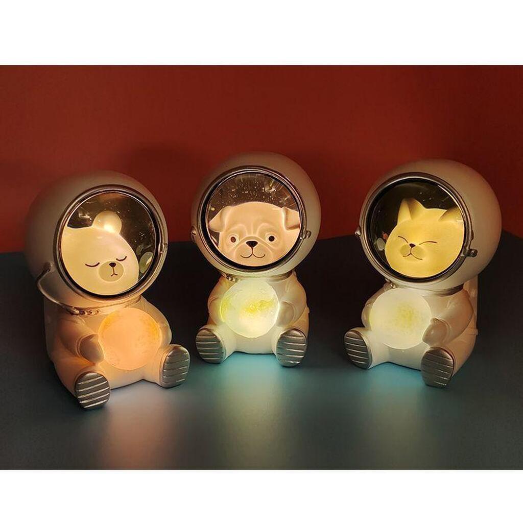 LED Astronaut natlys med dyr