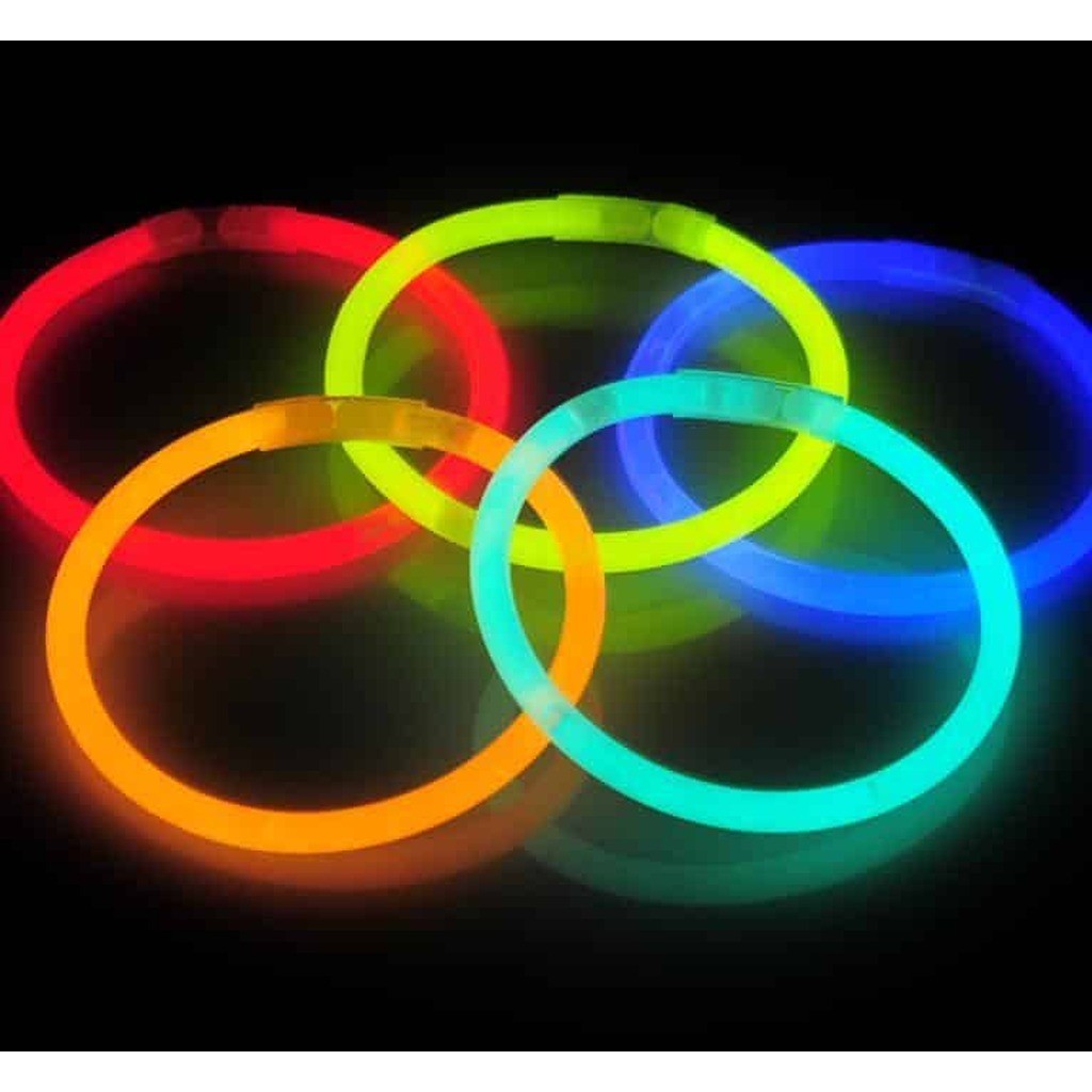 Armbånd - Selvlysende glow stick - Rød