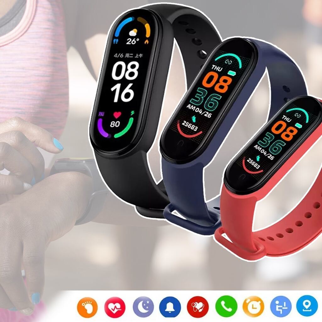 Smartwatch - mPuls-  blodtryksmåler (vand- og støvafvisende)