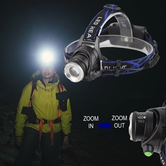 Pandelampe 1800 lumen mjusterbar fokus  zoom