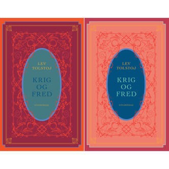 Krig og fred - Bind 1  2 - Luksusudgave - Indbundet