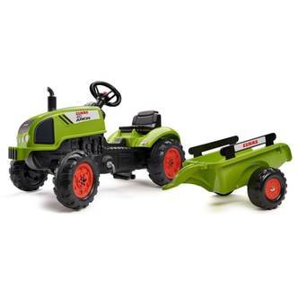 Falk traktor med vogn - Claas Arion 430 - Grøn