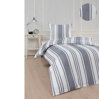 BySkagen sengetøj - Bari - Blå/Hvid