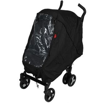 BabyTrold regnslag til jogger/klapvogn - Sort