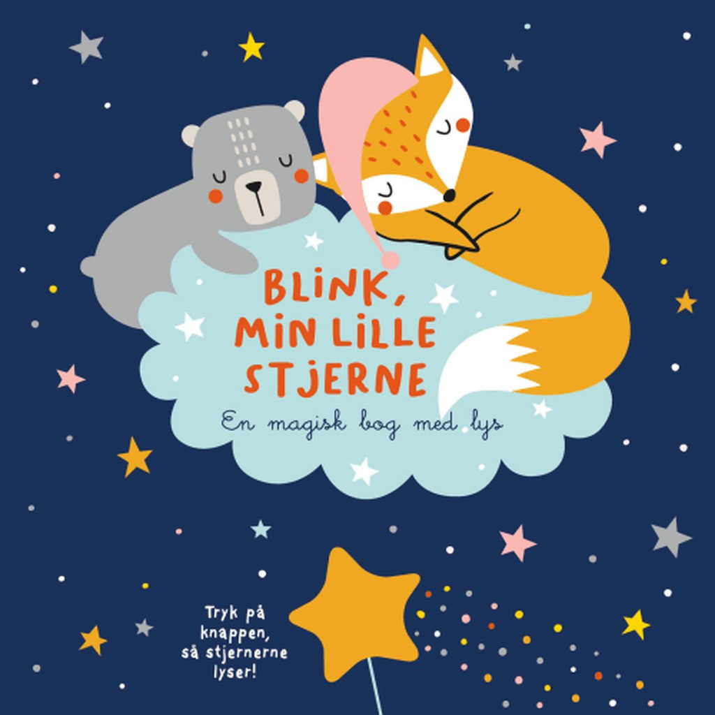 Blink, min lille stjerne - En magisk bog med lys - Papbog