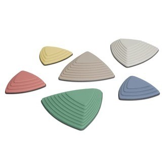 Gonge balancesten - River Stones - 6 stk.