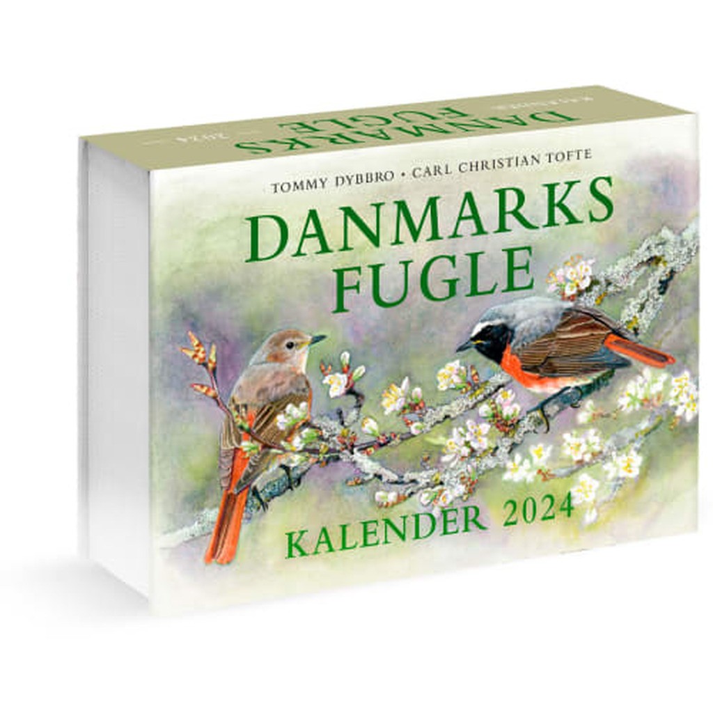 Danmarks fugle - Kalender 2024 - Indbundet