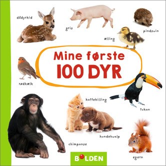 Mine første 100 dyr - Papbog