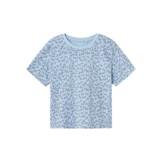 NAME IT Løs T-Shirt Valther Chambray Blue