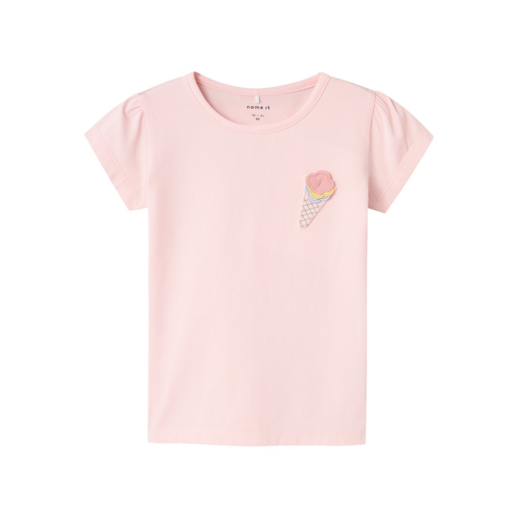 NAME IT T-Shirt Fedora Parfait Pink