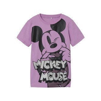NAME IT Mickey Mouse T-shirt Jomi Violet Tulle