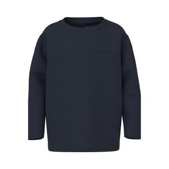 NAME IT Langærmet Basis Bluse Vebbe Dark Sapphire