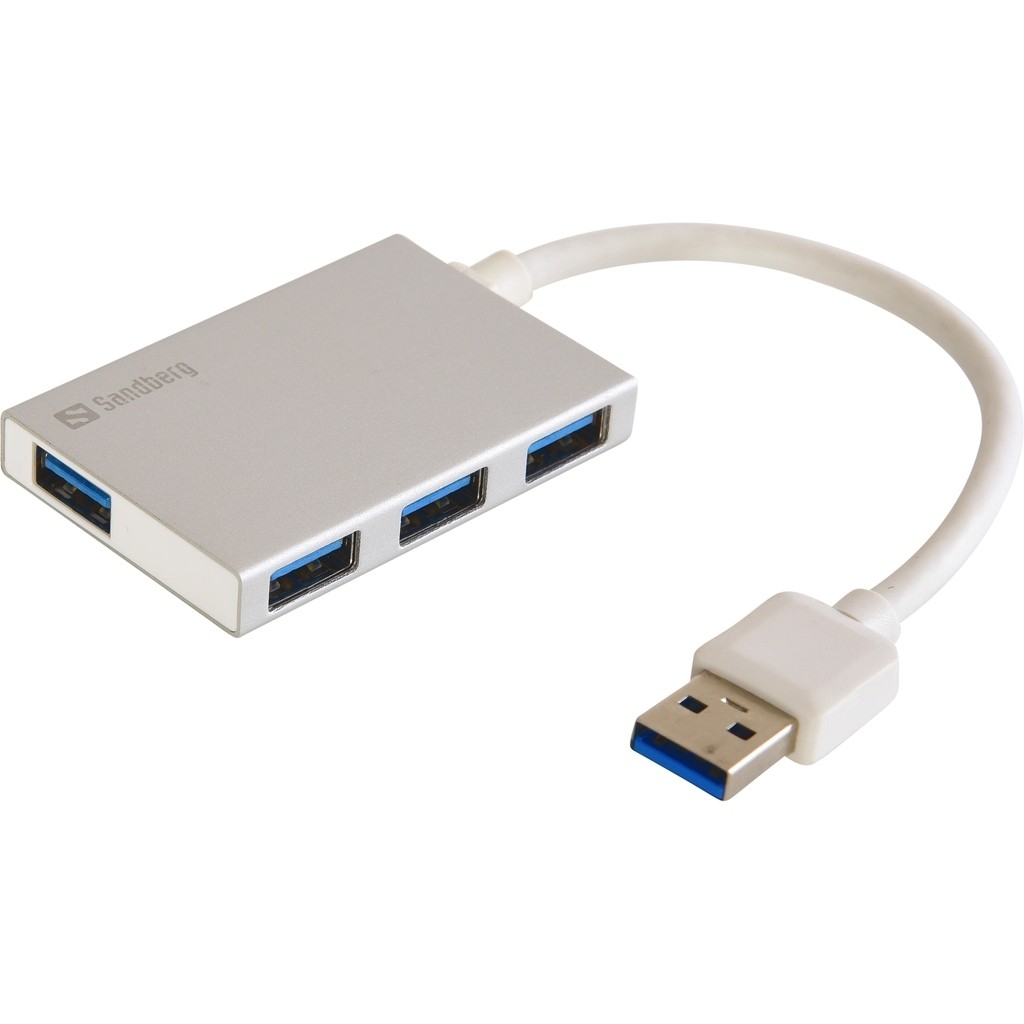 Sandberg 1 USB 3.0 til 4 USB 3.0 Pocket Hub
