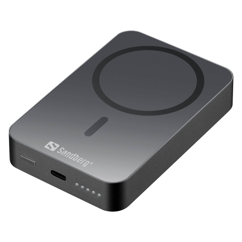 Sandberg Magnetisk Trådløs Powerbank 10000 ALU