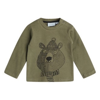 Noa Noa Miniature - Boy Filip LS T-shirt - Deep Lichen Green