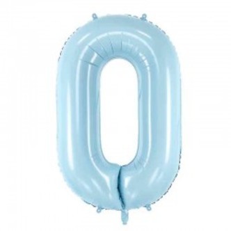 tal ballon 0 lyseblå. 86 cm