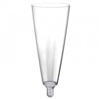 champagneglas klar plastik 160 ml. 20 stk