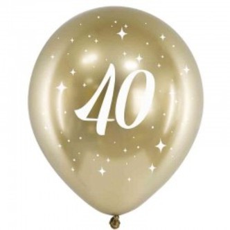 guld balloner 40 års fødselsdag