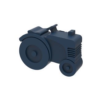 Madkasse traktor - Marineblå