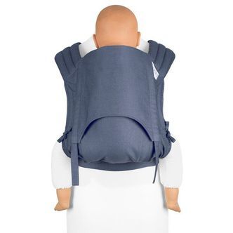 Fidella Fly Tai - Mei Tai Bæresele - Chevron - Denim Blue - Toddler