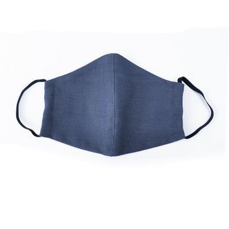 Fidella Mundbind - ChevronDenim Blue med elastik