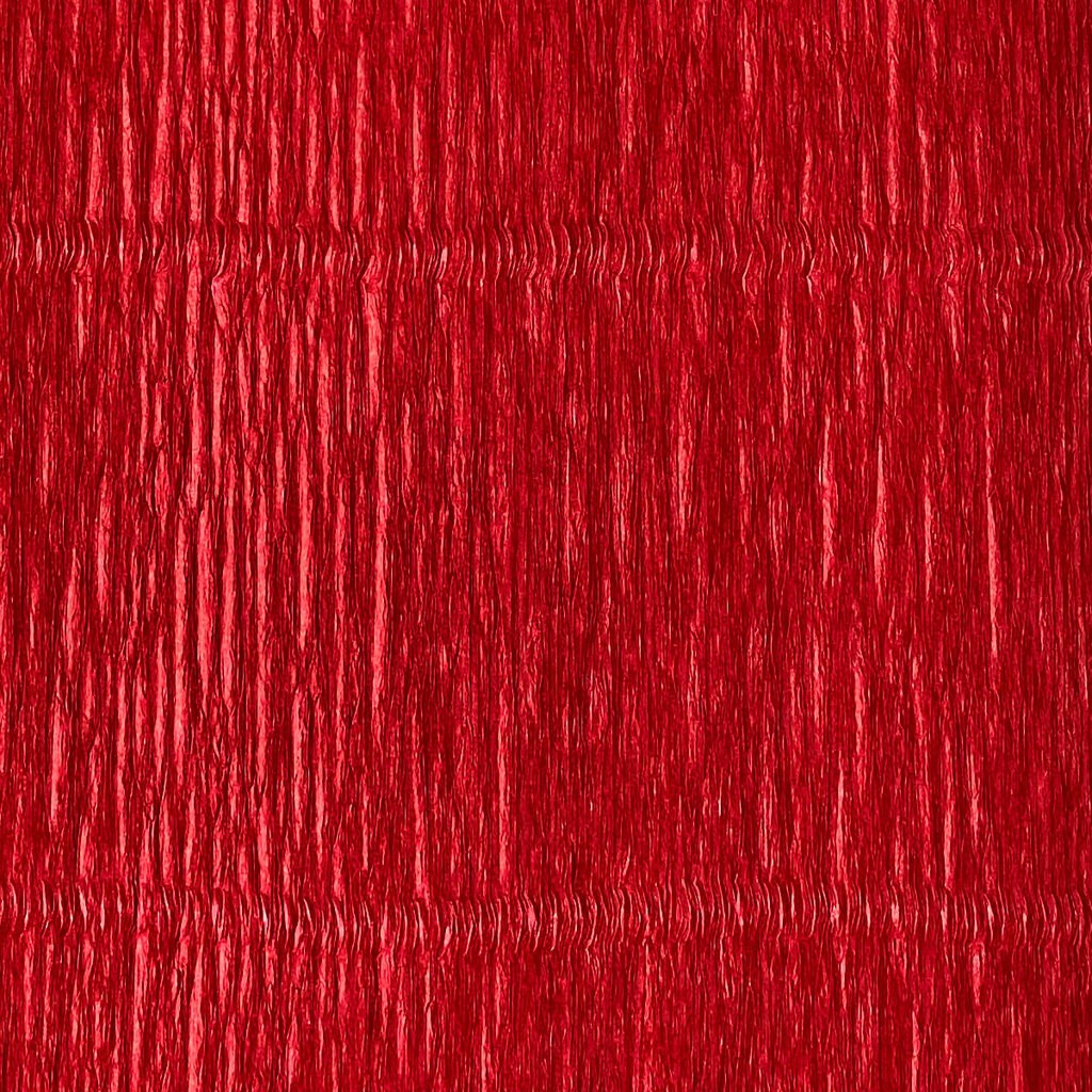 Rød - 180g crepe papir