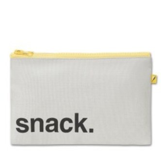 Fluf Zip Snack Sack - Black