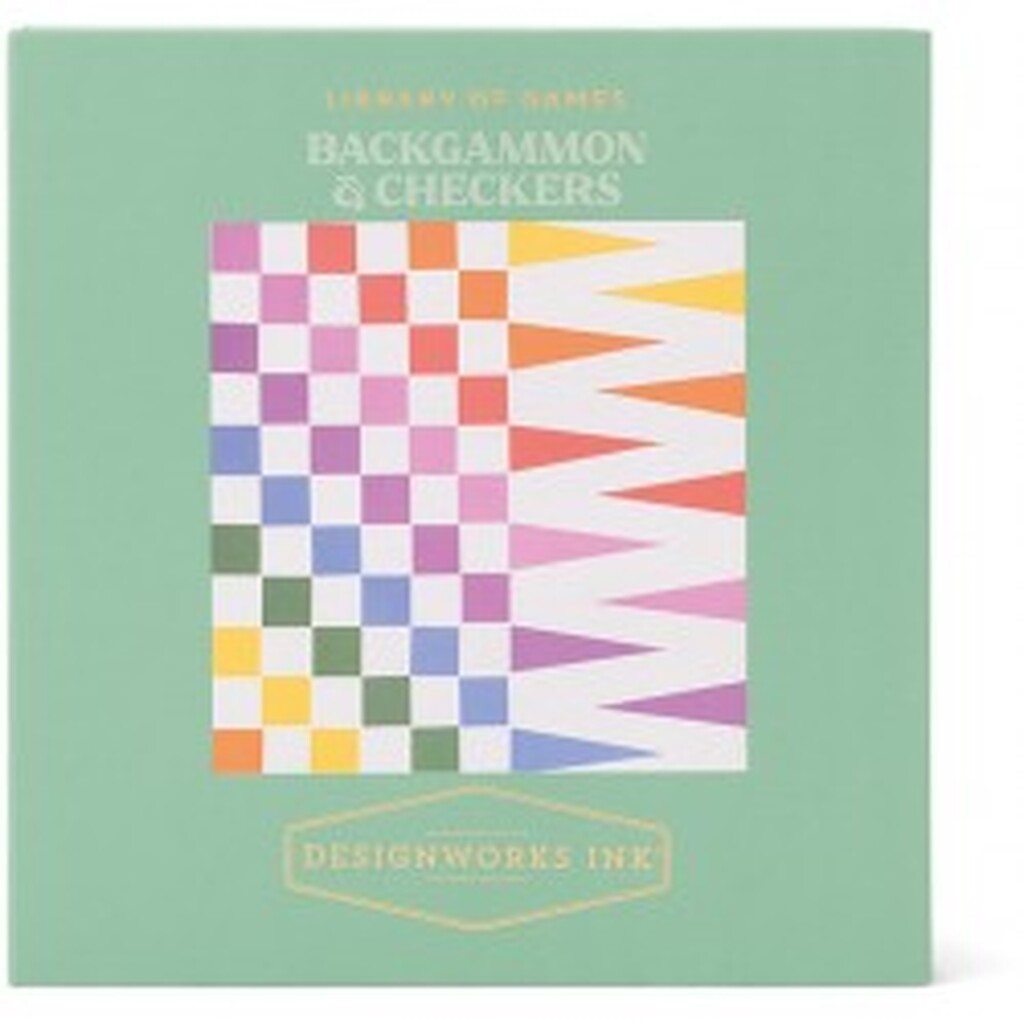 Designworks Ink Checkers  Backgammon Colorpop - Spil