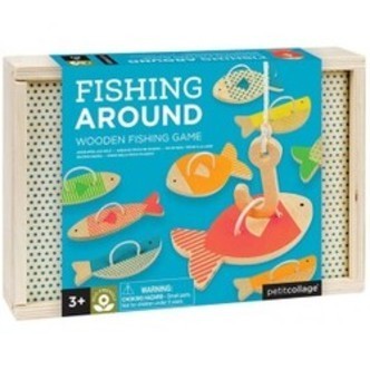 Petit Collage Wooden Game Fishing Around - Spil