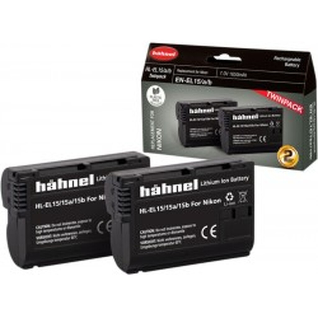 Hahnel Hähnel Battery Nikon Hl-el15hp Twin Pack - Batteri