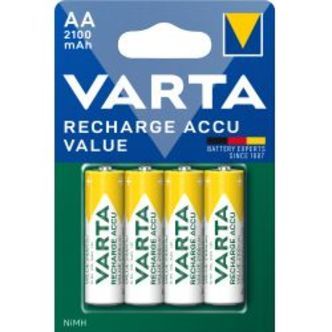 Varta Recharge Charge Accu Value Aa 2100mah 4 Pack - Batteri