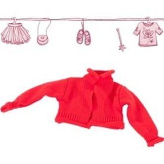 Götz Knit Jacket Redness - Dukke