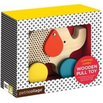Wood Pull Toy Elephant