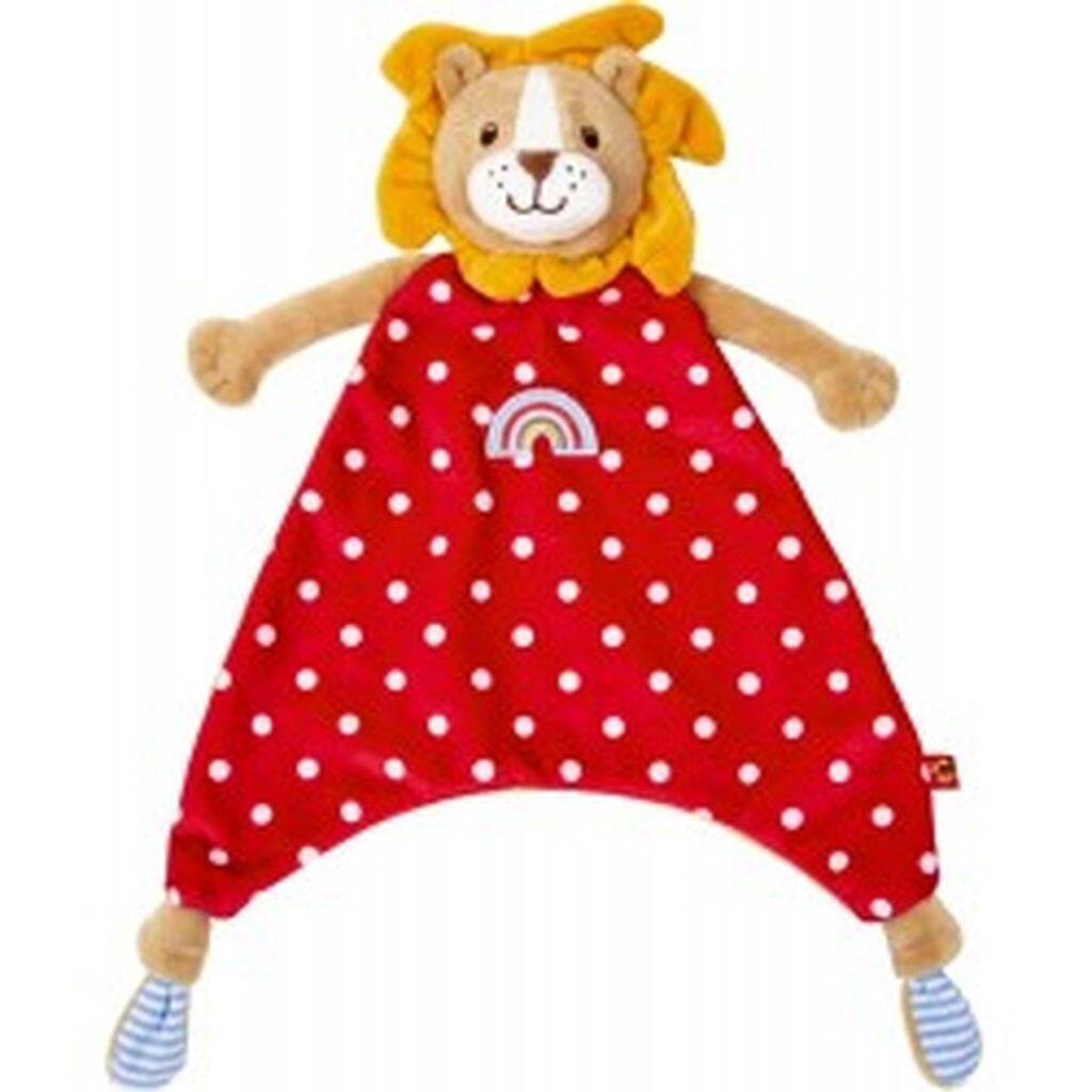 Die Spiegelburg Cuddle Comforter Little Lion, Red Baby Charms - Bamse
