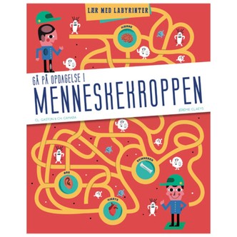 Opgavebog med labyrinter - Menneskekroppen
