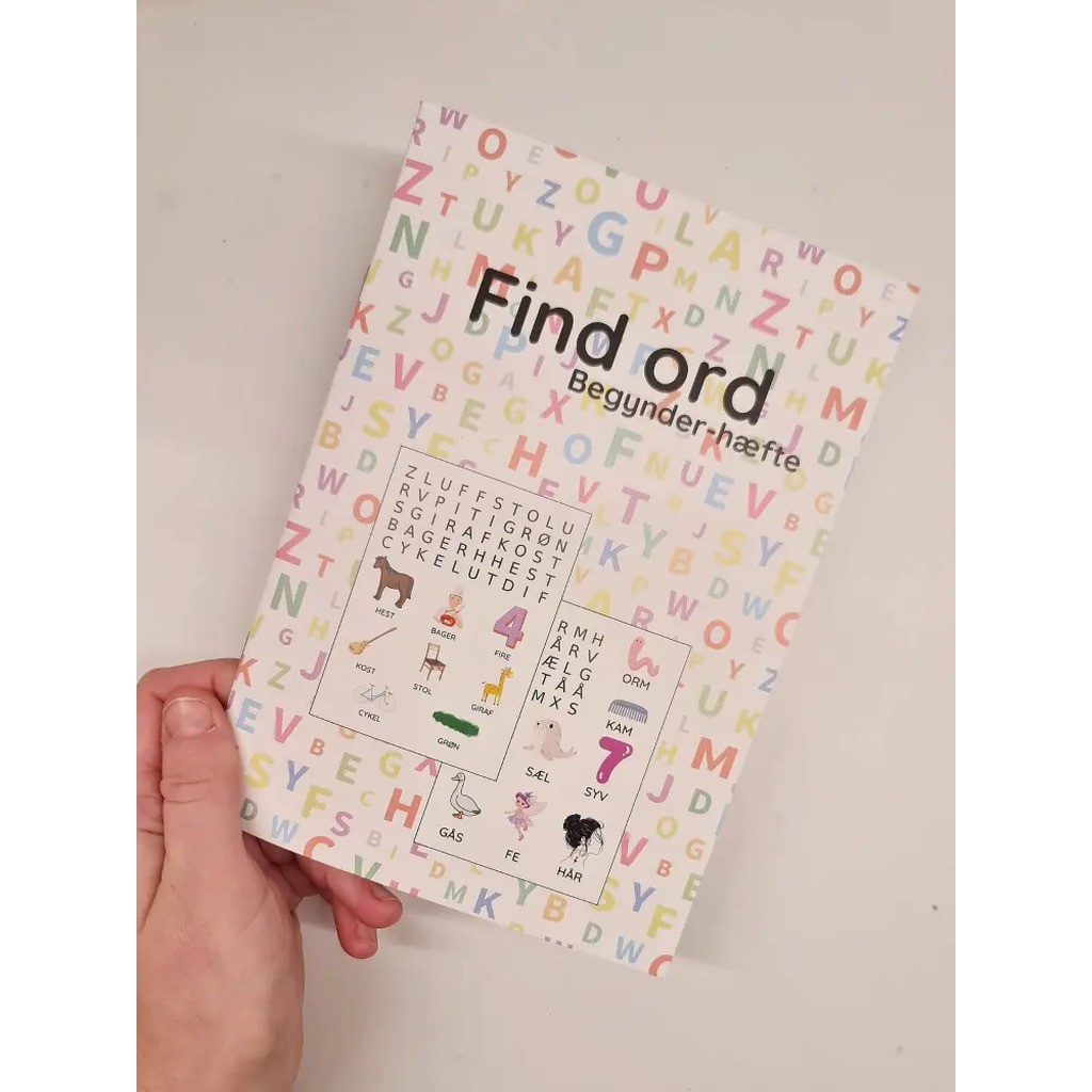Find ord - begynderopgaver - printet hæftet
