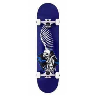 Birdhouse Skateboard Stage 1 Full Skull 2 Blue 7.5