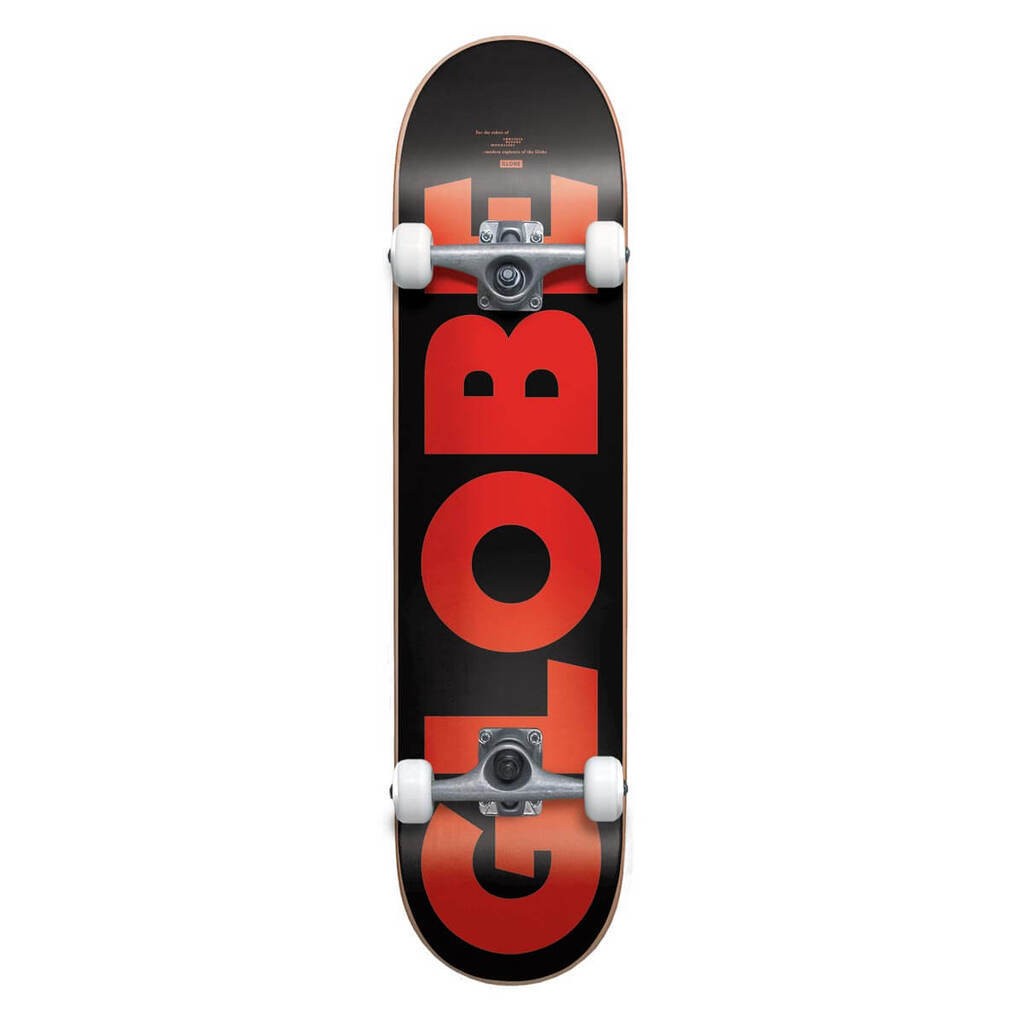 Globe G0 Fubar Skateboard Sort/Rød 8.25