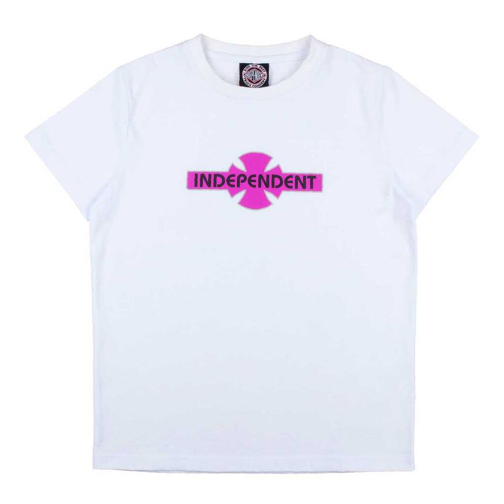 Independent T-shirt Youth Streak Hvid